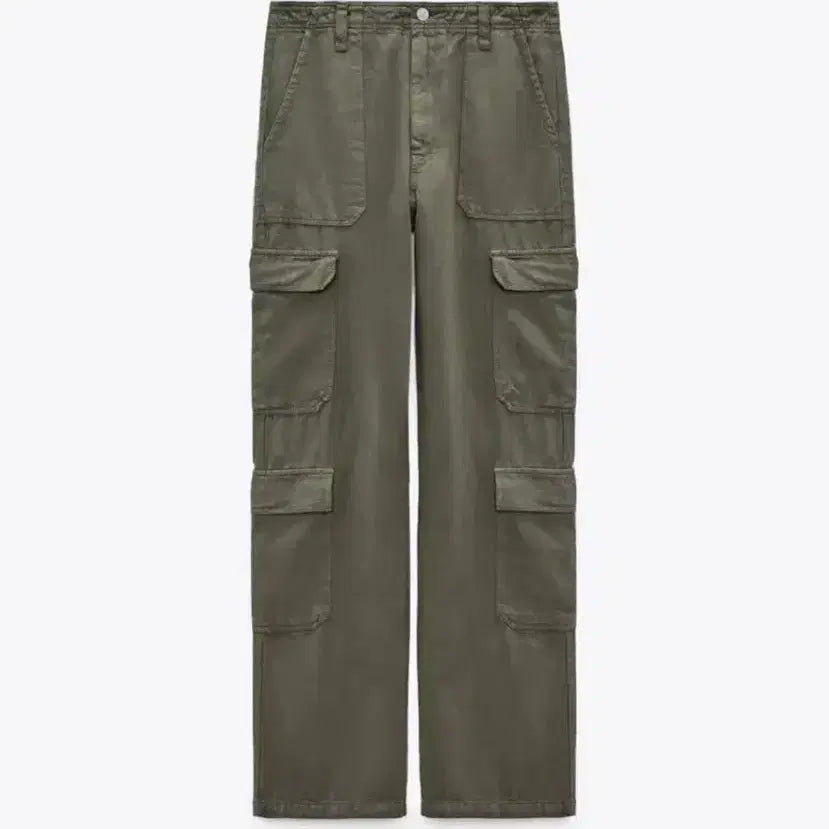 [BUNJANG] Zara TRF Mid Rise Cargo Pants (EU34) / 자라 TRF 미드라이즈 카고 팬츠 (사이즈 EU34)