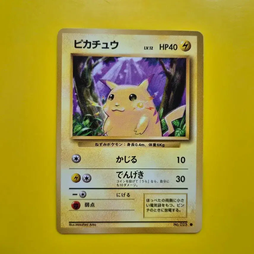 [BUNJANG] Pokemon Card 1996 Pikachu First Edition Japanese / 포켓몬카드 1996 큰 피카츄 초판 일판 일본판 10