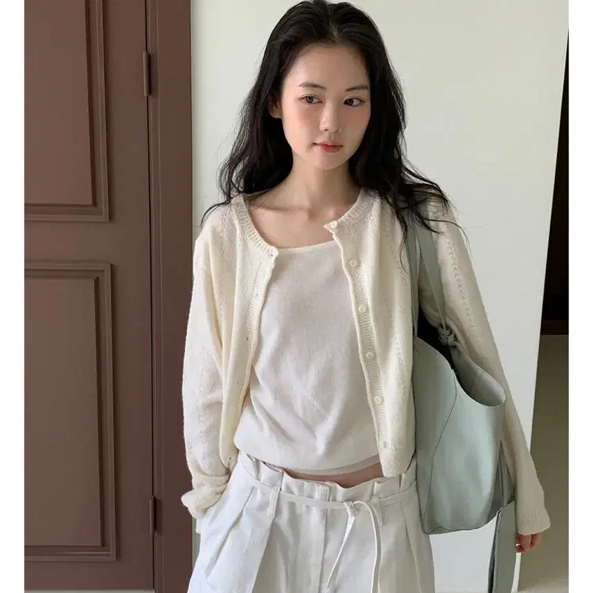 [BUNJANG] Maybe Baby Ivory Cotton Long Skirt / [메이비베이비] 아이보리 코튼 롱 스커트 S(26-27)