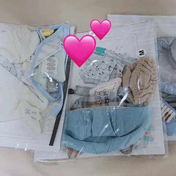 [BUNJANG] 10cm Doll Clothing DoYou Closet 6th Anniversary Fortune Bag Rockstar All-In / 10cm 인형 옷 두유 옷장 6주년 복주머니 록스타 올인