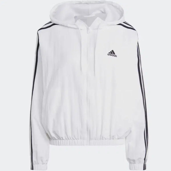 [BUNJANG] Adidas Women's Windbreaker White M New / 아디다스 여성용 바람막이 화이트 M 새상품