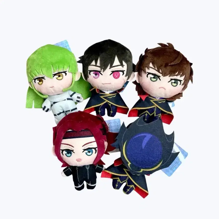 [BUNJANG] Code Geass Lelouch of the Rebellion Plush Keychain Set / 코드기어스 반역의 를르슈 봉제인형 키링 5종