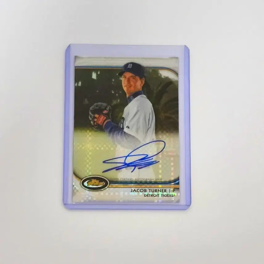 [BUNJANG] Jacob Turner Autographed Baseball Card / MLB 제이콥 터너 오토(친필 싸인카드)