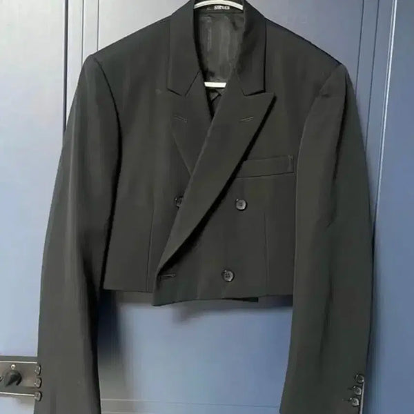 [BUNJANG] After Monday Vintage Classic Cropped Blazer Jacket / 애프터먼데이 빈티지 클래식 크롭 로우클래식 자켓 블레이저
