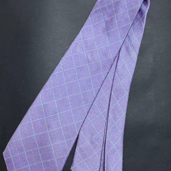 [BUNJANG] Thomas Pink Silk 100% Jacquard Check Pattern Necktie / 상태좋음)Thomas Pink.넥타이.실크100%.명품넥타이.럭셔리.직조