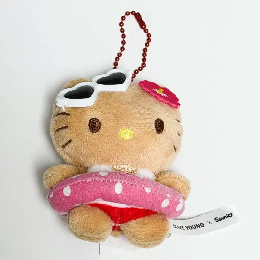 [BUNJANG] Sanrio x Olive Young Tanning Hello Kitty Keyring / 산리오 x 올리브영 태닝 헬로키티 키링 판매
