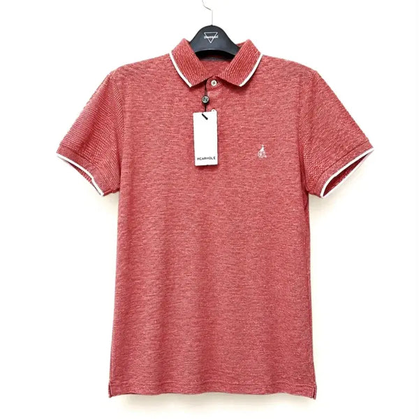 [BUNJANG] Beanpole Men's Linen Blend Short-Sleeve Polo Shirt (Slim Size 100) / 새상품 95~100 남성 빈폴 반팔 카라티 남성 반팔티 100 새제품
