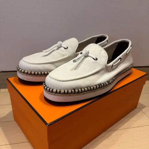 [BUNJANG] Hermes Espadrille Loafers Size 42.5 (270) / 에르메스 에스파듀 로퍼 42.5 (270)
