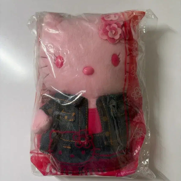 [BUNJANG] Lotteria Pink Classic Kitty 20cm Plush Doll / 롯데리아 핑크 고전 키티 20cm 큰 인형