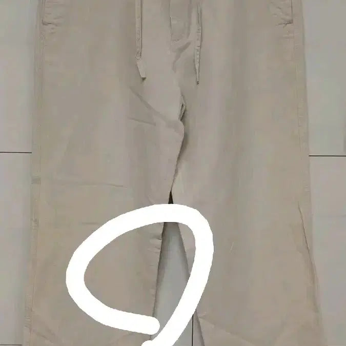 [BUNJANG] Banana Republic Beige Linen Cotton Pants 32/34 / 바나나 리퍼블릭 베이지색 린넨면바지 32/34 앞면얼룩저렴