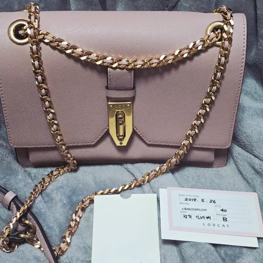[BUNJANG] Lovecat Charmant Bag Shoulder Bag & Crossbody Bag Pink / 상태A급! 고급지고 사랑스러운 러브캣 샤르망백 숄더백&크로스백 핑크