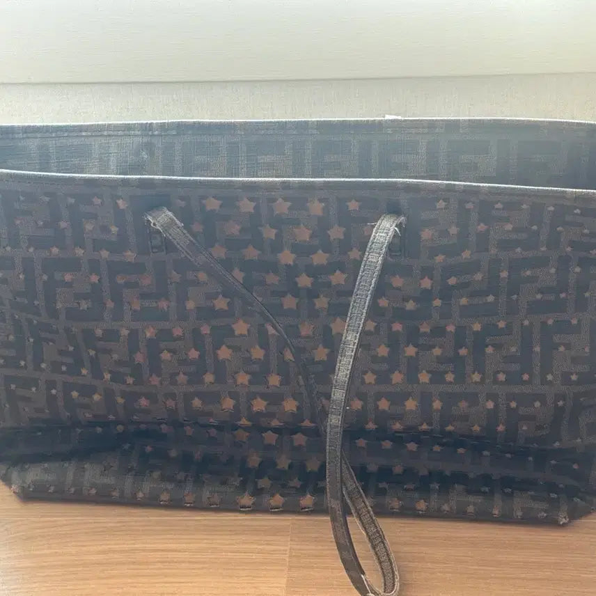 [BUNJANG] Fendi Jute Star Pattern Tote Bag / 펜디 쥬트 스타 패턴 토트백