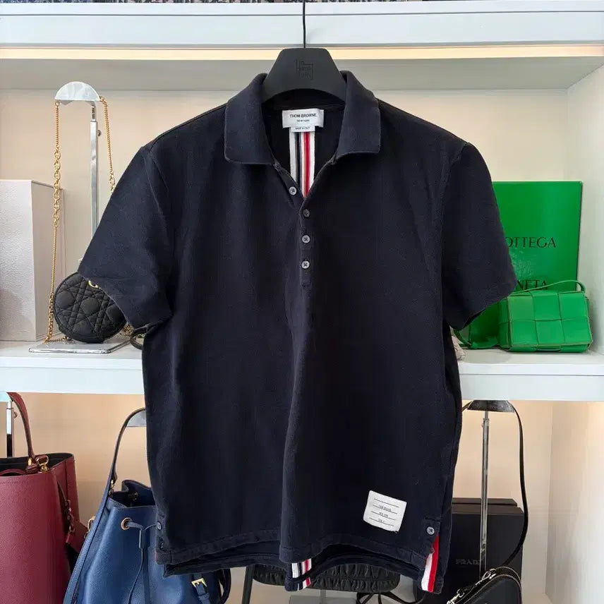 [BUNJANG] Thom Browne Polo Shirt / [정품/3size] 톰브라운 카라티