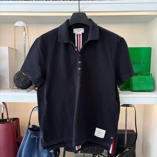 [BUNJANG] Thom Browne Polo Shirt / [정품/3size] 톰브라운 카라티