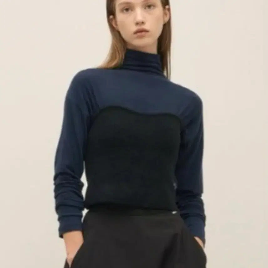 [BUNJANG] System Knit Block Bustier Top / 한섬 시스템 니트블록 뷔스티에 탑 82
