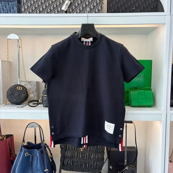 [BUNJANG] Thom Browne Navy Short Sleeve T-Shirt Women's Size 38 / [정품/38size] 톰브라운 반팔 여성