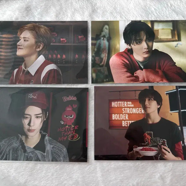 [BUNJANG] BOYNEXTDOOR Buldak Postcard Set - Riwoo, Taesan, Leehan, Yunhak / 보넥도 불닭 엽서 양도 리우 태산 이한 운학
