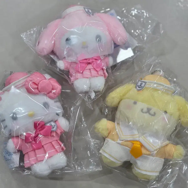 [BUNJANG] Sanrio Sailor Color Mascot Holder Keychain / 산리오 세일러 컬러 마스코트 홀더 인형 키링 키티 마이멜로디 폼폼푸린