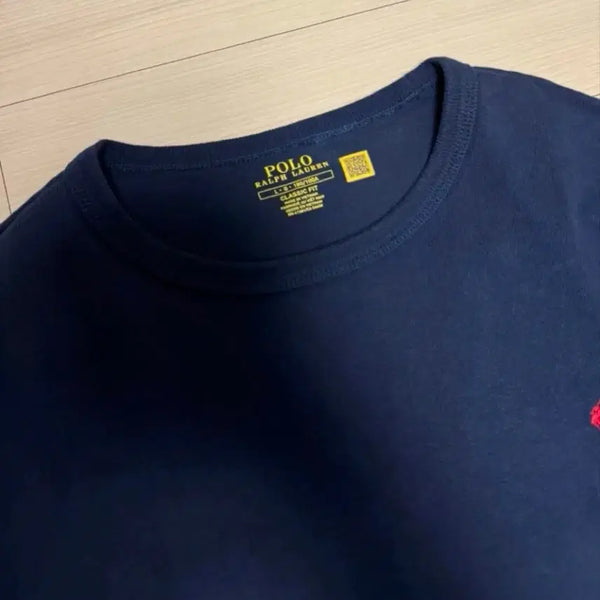 [BUNJANG] Polo Ralph Lauren Classic Fit Heavyweight Long Sleeve T-Shirt Navy L / 폴로랄프로렌 클래식핏 헤비웨이트 긴팔티 네이비L