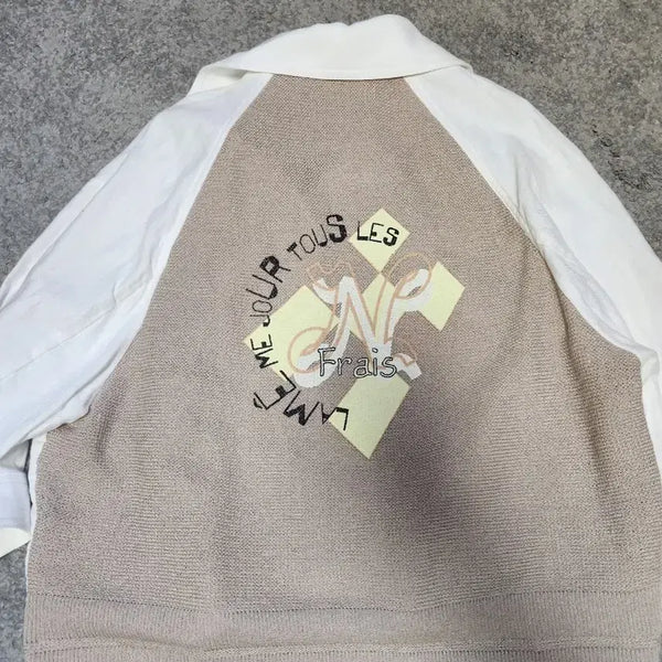 [BUNJANG] Nice Claup White Ramie Blend Short Jacket / 나이스클랍 화이트 마혼방 숏자켓-85