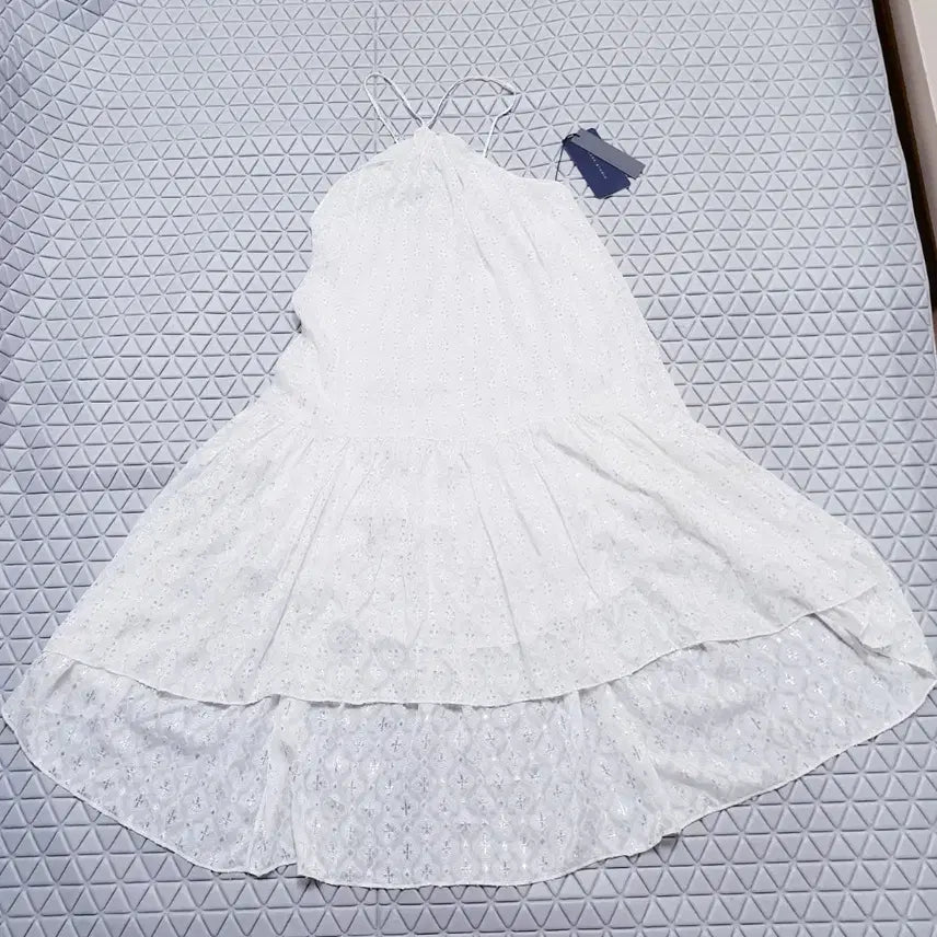 [BUNJANG] ZARA Embroidered Long Dress (White, Size M) / 66 새상품 자라 원피스 18만원 여성 롱원피스 화이트 흰색 여자