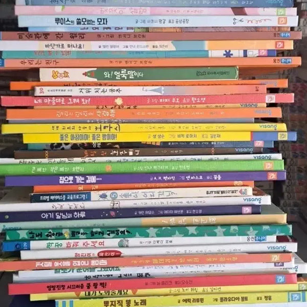 [BUNJANG] Children's Picture Book Bundle (60 Volumes) / 어린이 유아 그림책 60권 일괄