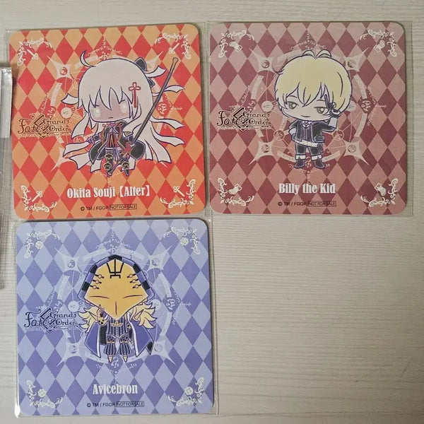 [BUNJANG] FGO Fate/Grand Order Sanrio Collaboration Coasters (Okita Alter, Billy the Kid, Abigail Williams) - Sealed / 미개봉)FGO 페그오 산리오 콜라보 코스터 오키타 얼터 빌리 아비케브론