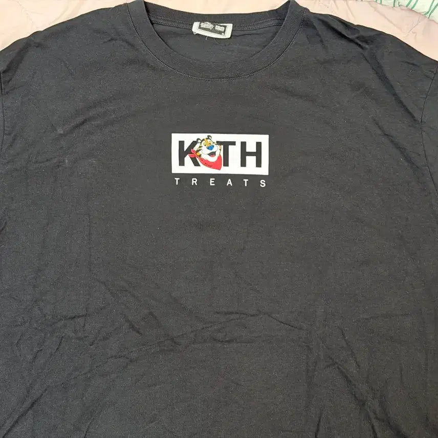 [BUNJANG] Kith x Kellogg Tony The Tiger Box Logo T-Shirt XL / Kith treats 켈로그 토니 콜라보 박스로고 반팔 xl