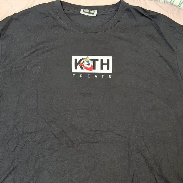 [BUNJANG] Kith x Kellogg Tony The Tiger Box Logo T-Shirt XL / Kith treats 켈로그 토니 콜라보 박스로고 반팔 xl