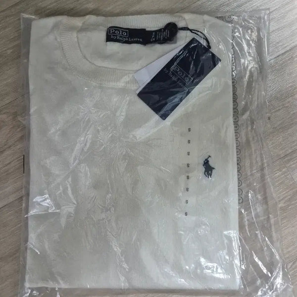 [BUNJANG] Polo Ralph Lauren Short Sleeve Knit White / 폴로 랄프로렌 반팔 니트 화이트