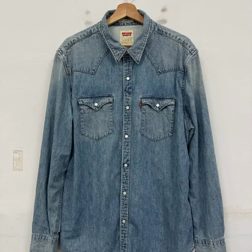 [BUNJANG] Levi's Western Denim Shirt XL / (XL)리바이스 웨스턴 데님셔츠