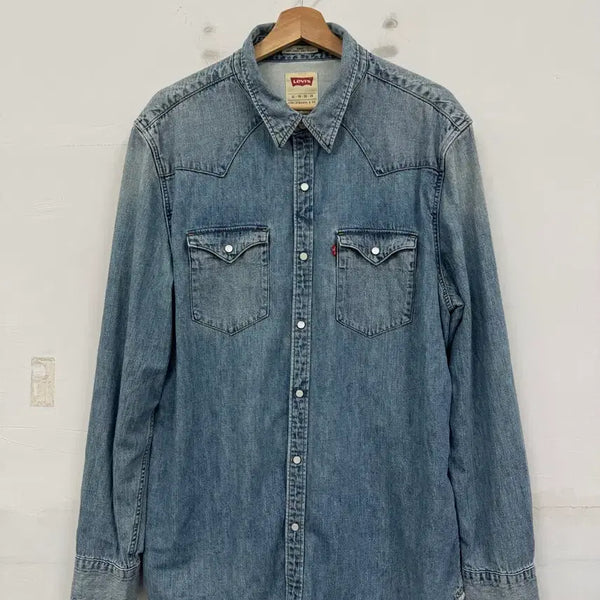 [BUNJANG] Levi's Western Denim Shirt XL / (XL)리바이스 웨스턴 데님셔츠