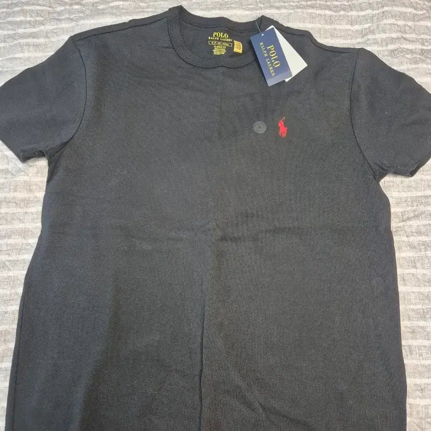 [BUNJANG] Polo Ralph Lauren Classic Fit Heavyweight T-Shirt Black / (새상품 s) 폴로 랄프로렌 클래식핏 헤비웨이트 티셔츠 블랙