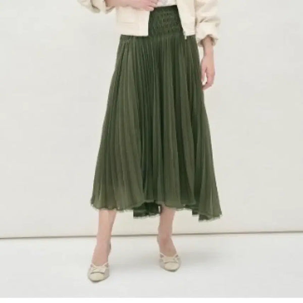 [BUNJANG] Mine by Handsome Smoking Tulle Skirt Size 55 / 한섬 마인 스모킹 샤 스커트 55