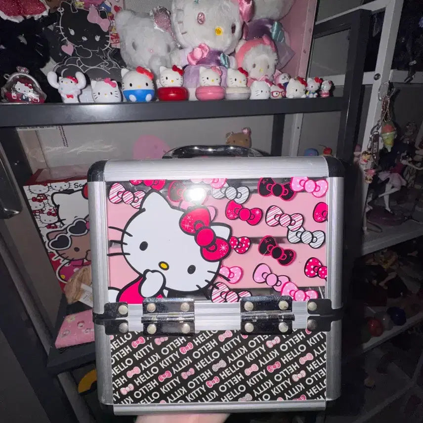 [BUNJANG] Rare Vintage Hello Kitty Makeup Box / 마지막 가격내림! 고전 헬로키티 고전키티 메이크업 박스 희귀매물