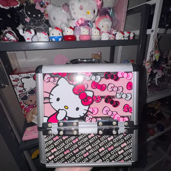 [BUNJANG] Rare Vintage Hello Kitty Makeup Box / 마지막 가격내림! 고전 헬로키티 고전키티 메이크업 박스 희귀매물
