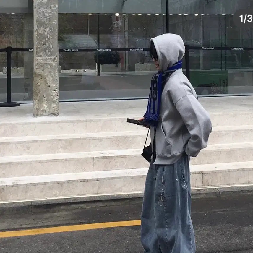 [BUNJANG] Comme des Garçons Logo Scarf / CDG 목도리