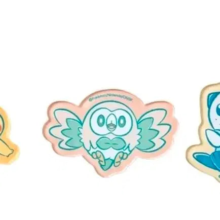[BUNJANG] Pokemon Store Acrylic Sticker Rowlet New / 포켓몬 스토어 아크릴 스티커 나몰빼미 새상품