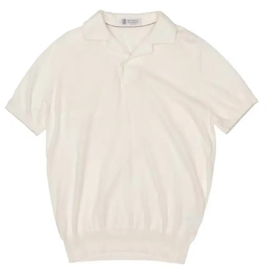 [BUNJANG] Brunello Cucinelli Open Collar Polo Cotton Knit Sweater / 브루넬로 쿠치넬리 코튼 폴로 스웨터 카라넥 셔츠