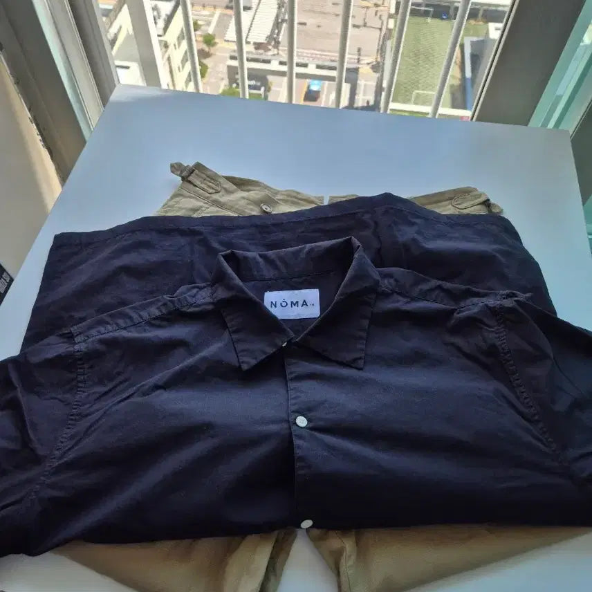 [BUNJANG] NOMA t.d. Embroidered Short Sleeve Shirt Size 5 / [Made in Japan] NOMA t.d 자수 반팔 셔츠 5 사이즈
