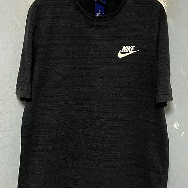 [BUNJANG] Nike NSW Advance 15 Knit T-Shirt / NIKE 나이키 NSW 어드밴스 15 니트 반팔티셔츠 블랙차콜 L 100