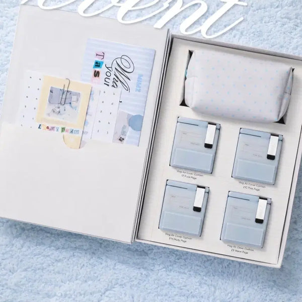 [BUNJANG] MIMIZ Air Cover Cushion Set (4 Shades + All Free Gifts) / (새상품일괄)밈즈 에어 커버 쿠션 세트(쿠션4종+사은품모두드림)