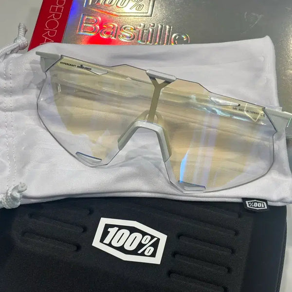 [BUNJANG] 100% Hypercraft Bastille Edition Goggles - Pearl White/Blue Mirror / 100% 하이퍼크래프트 바스티유 에디션 펄 화이트 블루 미러 고글