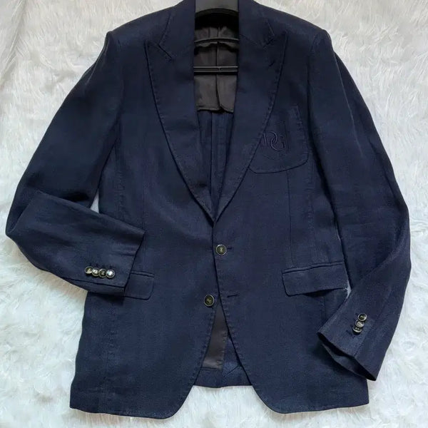 [BUNJANG] Dolce & Gabbana Herringbone Logo Embroidered Gold Button Jacket / 돌체앤가바나 / 로고 자수 금장 자켓 / 48