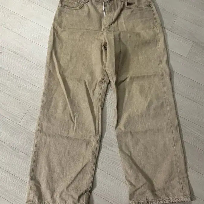 [BUNJANG] Youth Denim Pants Beige / 유스 youth 데님팬츠