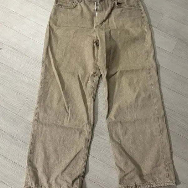 [BUNJANG] Youth Denim Pants Beige / 유스 youth 데님팬츠