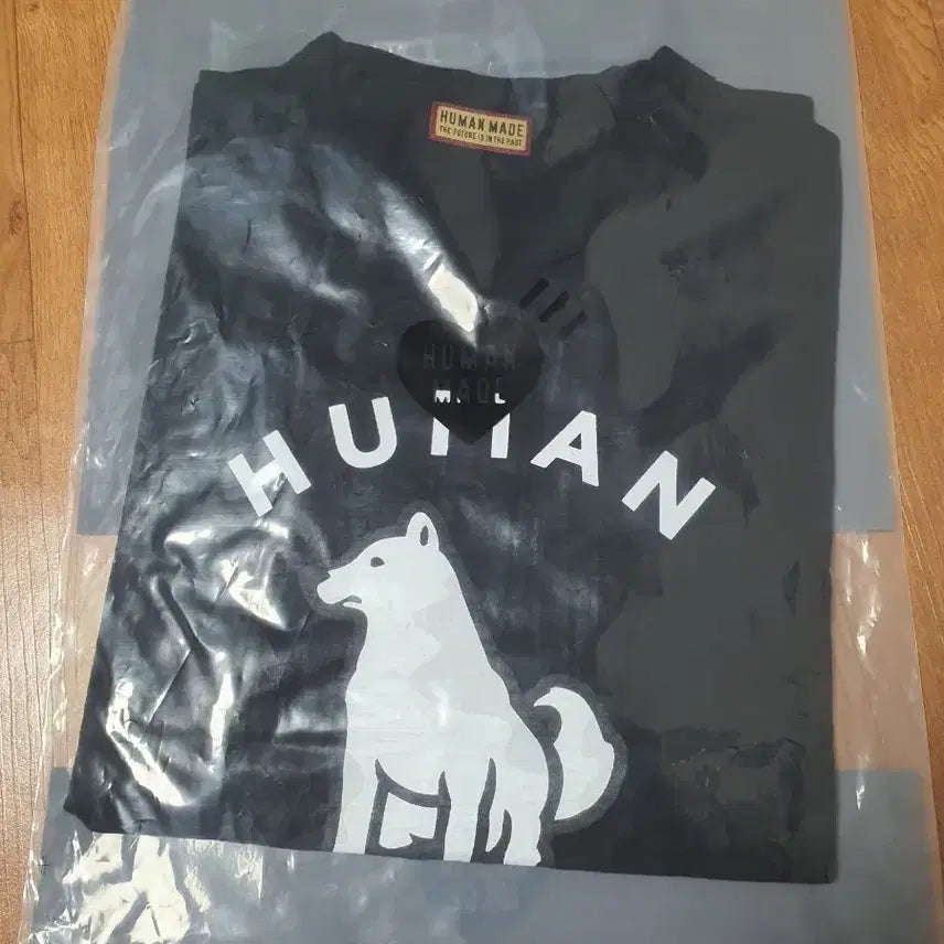 [BUNJANG] Human Made Shiba Inu Graphic T-Shirt Black M / 휴먼메이드 반팔티 블랙m