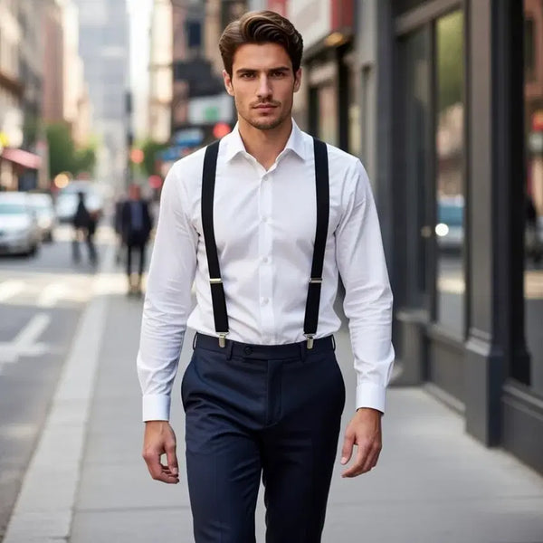 [BUNJANG] Men's Suspenders Black / 남성 서스펜더 멜빵