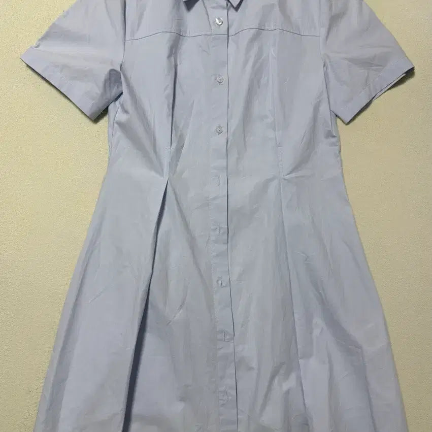 [BUNJANG] SPAO Sky Blue Shirt Dress S / 스파오 소라색 셔츠 원피스 S