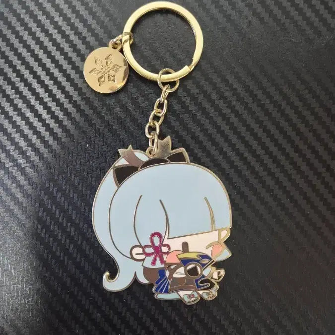 [BUNJANG] Genshin Impact Ayaka Metal Keychain / 원신/ 아야카 메탈 키링